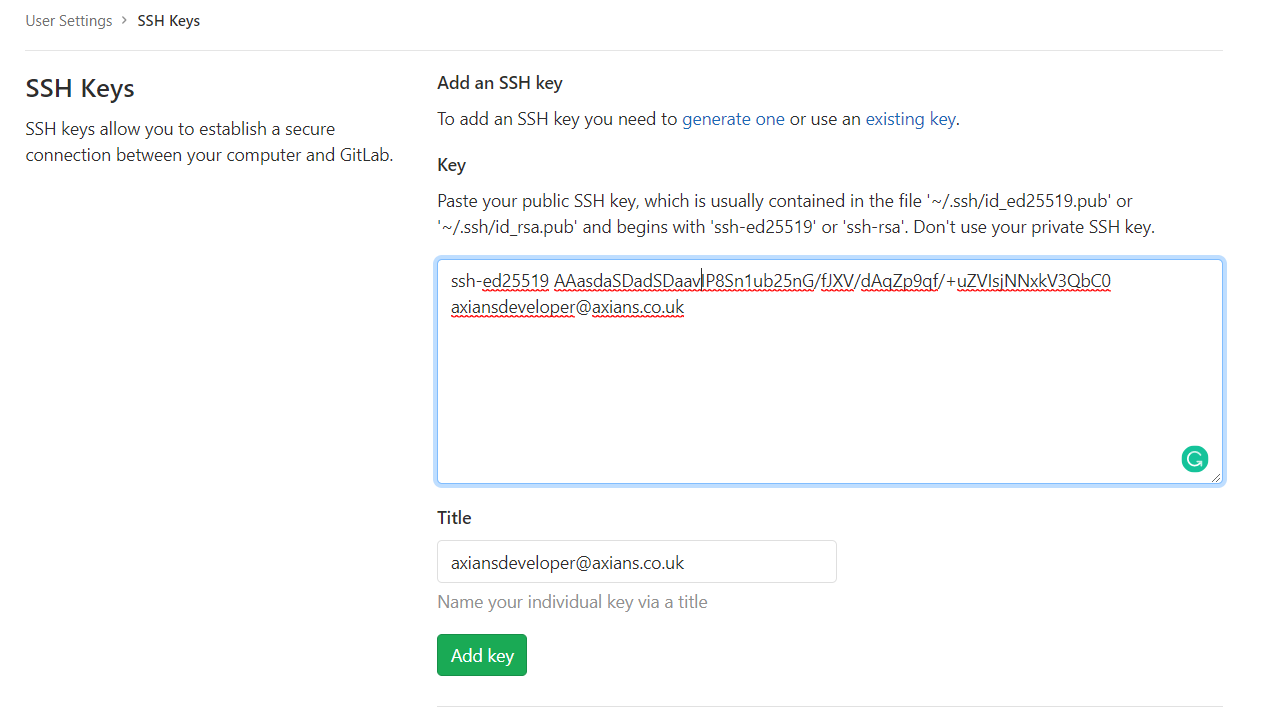 ssh-key